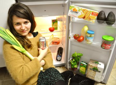 Dans le frigo des vrais djeuns