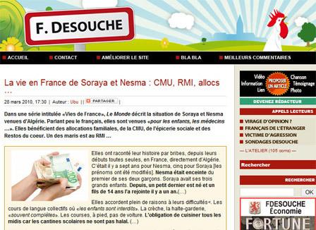 Le site « anti-immigration » Fdesouche.com n'est pas hébergé en France