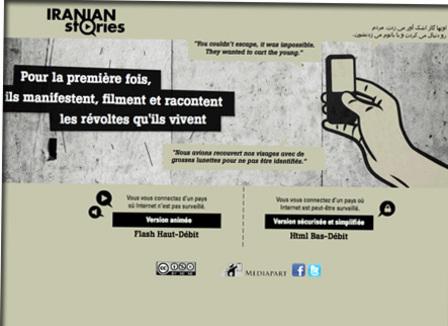 Iranian Stories: Le site qui t'explique la Révolution Verte mieux que Youtube