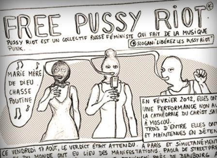 « Free Pussy Riot ! »