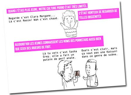 Les gribouillages de Rakidd : Les nouvelles moeurs de la génération porno