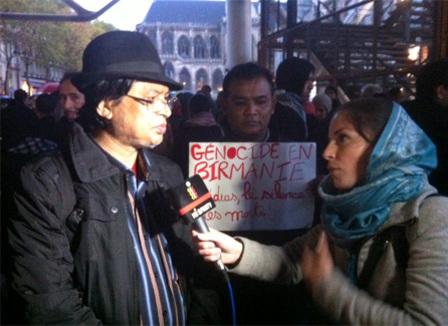 À Paris, une manifestation pour les Rohingyas, « les Palestiniens de l'Asie »