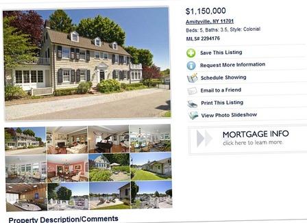 Amityville: La célèbre maison hantée en vente dans une agence immobilière