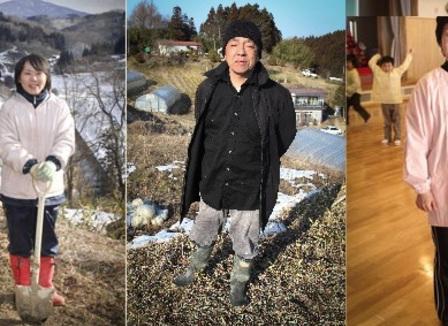 Noboru Saito fait la promotion des légumes made in Fukushima