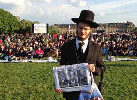 A la dernière Manif pour tous avec le printemps français et... un juif orthodoxe